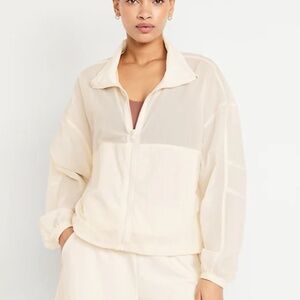 Nylon Performance Zip Jacket